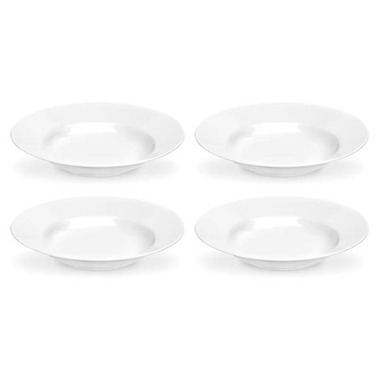 Royal Worcester Serendipity White Set of 4 Soup Plates
