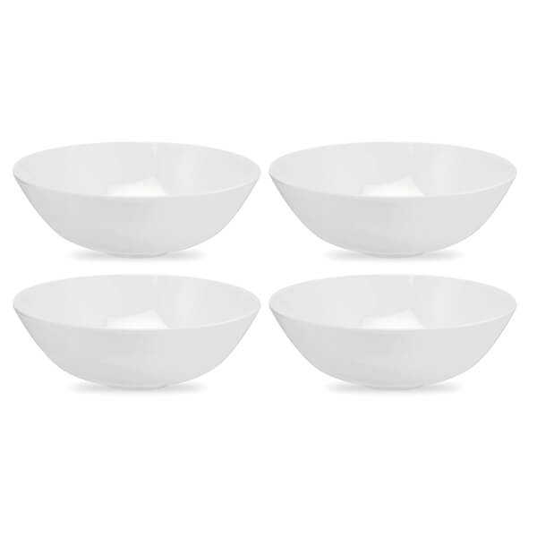 Royal Worcester Serendipity White Set of 4 Deep Bowls