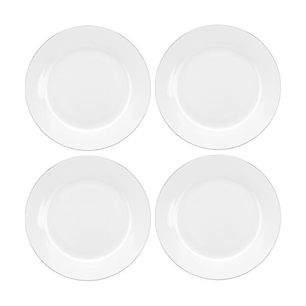 Royal Worcester Serendipity Platinum Set of 4 Side Plates