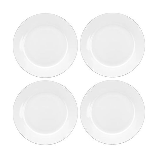 Royal Worcester Serendipity Platinum Set of 4 Side Plates