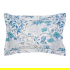 Sanderson Crane & Frog Oxford Pillowcase Blue