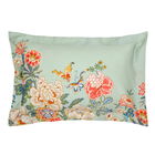 Sanderson Emperor Peony Oxford Pillowcase Jade & Apricot