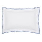 Sanderson Fusang Tree Embroidered Oxford Pillowcase Peacock Blue
