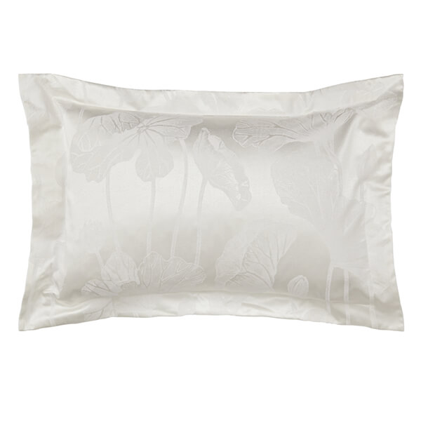 Sanderson Lotus Leaf Oxford Pillowcase Ivory
