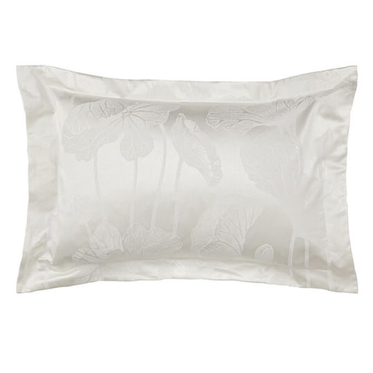 Sanderson Lotus Leaf Oxford Pillowcase Ivory