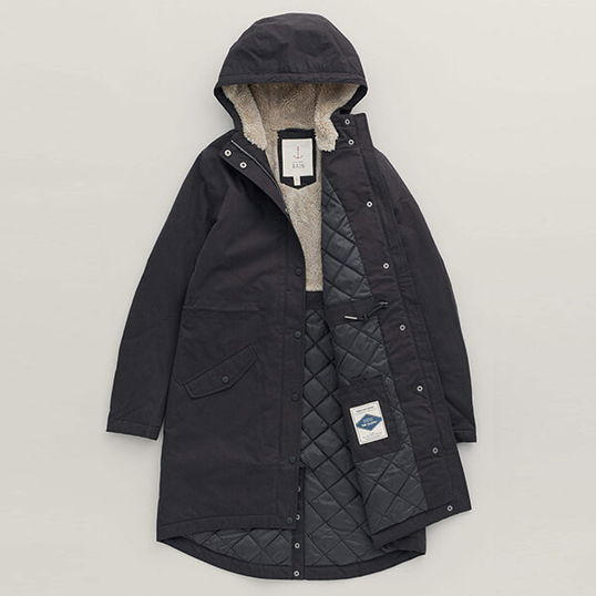 Seasalt Plant Hunter 2 Coat Onyx