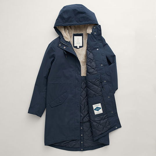 Seasalt Plant Hunter 2 Coat Midnight