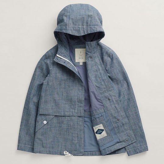 Seasalt Blue Depth Jacket Trenninow Chambray