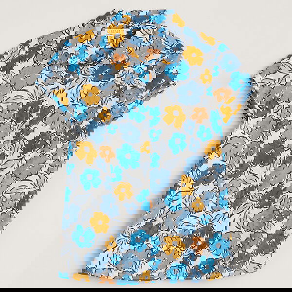 Seasalt Rushmaker Shirt Brush Stroke Floral Sailboats