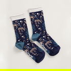 Seasalt Snowy Scenes Socks Merriment Dark Night Size 4-7