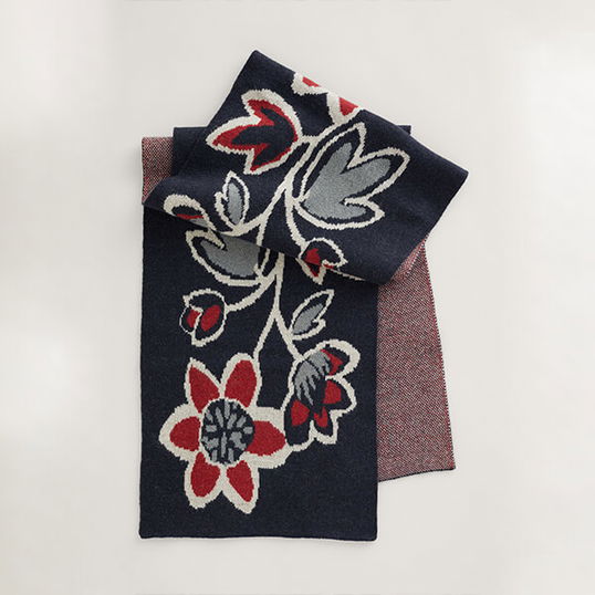 Seasalt Stone Art Scarf Earthstar Magpie Mix
