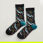 Seasalt Womens Bamboo Arty Socks Surfgrass Slate Size 4-7
