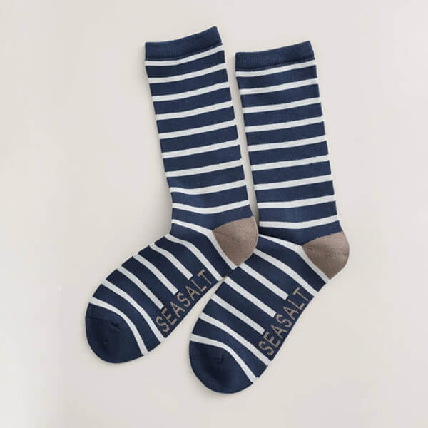 Seasalt Womens Sailor Socks Breton Magpie Size 4-7