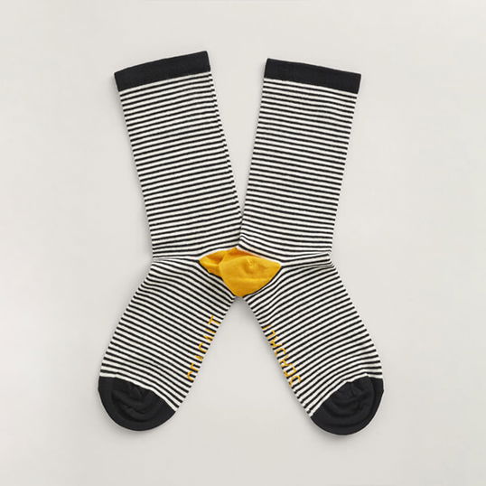 Seasalt Everyday Socks Narrows Black Size 4-7