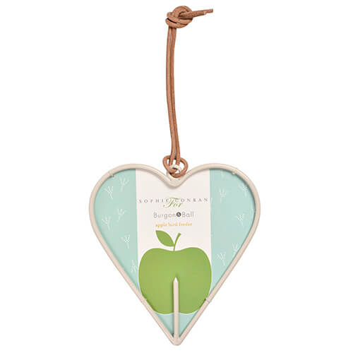 Burgon & Ball Sophie Conran Apple Bird Feeder Heart