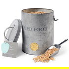 Burgon & Ball Sophie Conran Galvanized Bird Food Tin