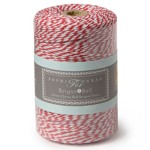 Burgon & Ball Sophie Conran Striped Twine Red