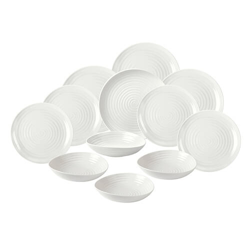 Sophie Conran White 12 Piece Coupe Shape Set