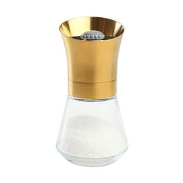 T&G CrushGrind Tip Top Deco Gold Salt Mill