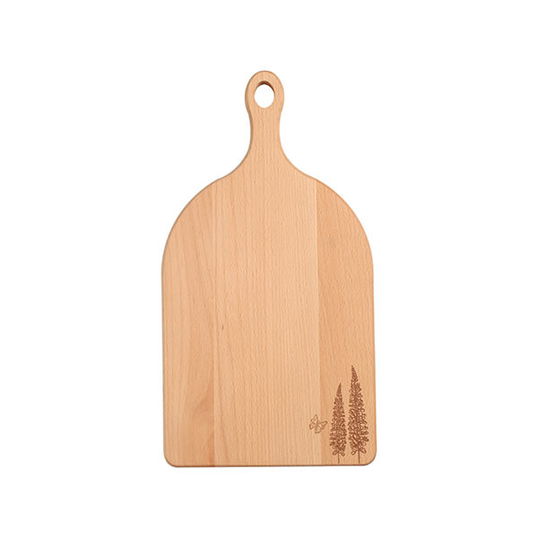 T&G Cottage Garden Large Handled Beech Chopping Board
