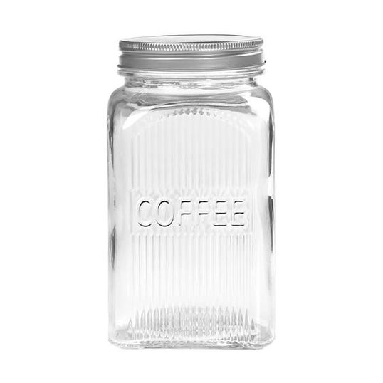 Tala Coffee Glass Jar with Screw Top Lid 1250ml
