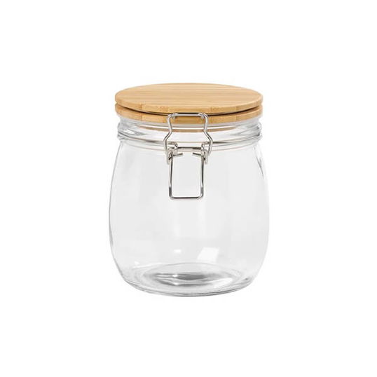 Tala Glass Storage Jar with Bamboo Lid 700ml
