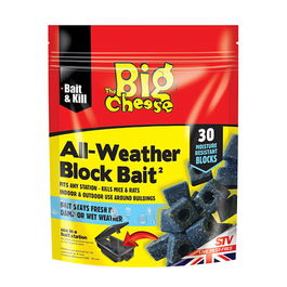The Big Cheese All-Weather Block Bait Pack Of 30 x 10g