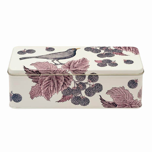 Thornback & Peel Black Bird & Bramble Long Deep Rectangular Tin