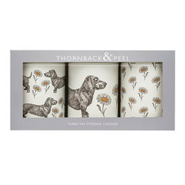 Thornback & Peel Dog & Daisy Set 3 Caddies