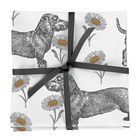 Thornback & Peel Dog & Daisy Set of 4 Napkins