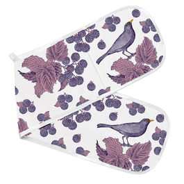 Thornback & Peel Blackbird & Bramble Double Oven Glove