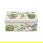 Thornback & Peel Cactus & Bird Deep Rectangular Tin