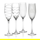 Mikasa Cheers Set Of 4 Flute Glasses