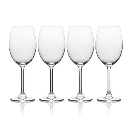 Mikasa Julie Set Of 4 16.5oz White Wine Glasses