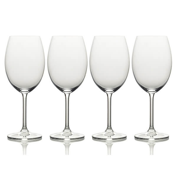 Mikasa Julie Set Of 4 25oz Red Wine Glasses