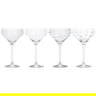 Mikasa Cheers Set Of 4 Champagne Saucers