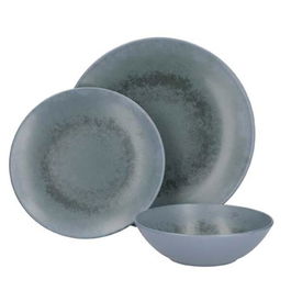 Mikasa Reactive Blue 12 Piece Stoneware Dinnerware Set