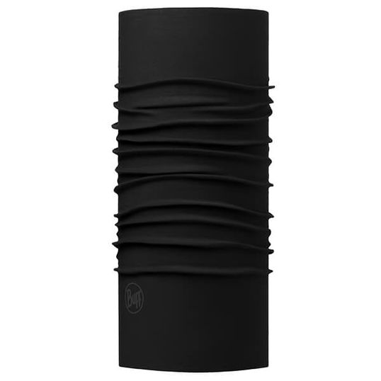 Buff Original Solid Black Tubular Neckwear