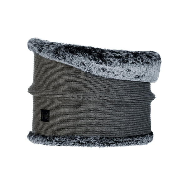 Buff Kesha Rosewood Grey Knitted Neckwarmer