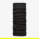 Buff Solid Black Kids Merino Lightweight Neckwarmer