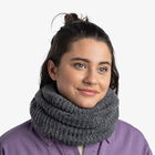 Buff Vaed Grey Heather Knit and Fleece Neckwarmer