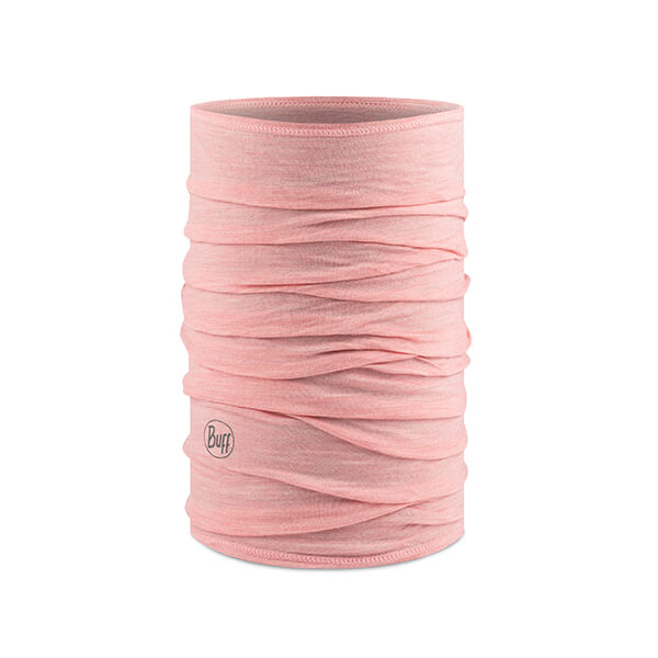 Buff Light Rosewood Multi Stripes Lightweight Merino Neckwarmer