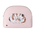 Wrendale Designs Large Guinea Pig Cosmetic Bag - Lettuce be Friends