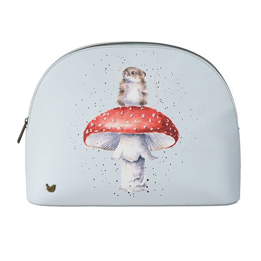 Wrendale Designs Large Mouse Cosmetic Bag - Fun-gi