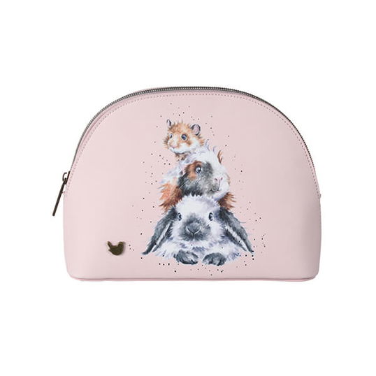 Wrendale Designs Medium Guinea Pig Cosmetic Bag - Piggy in the Middle