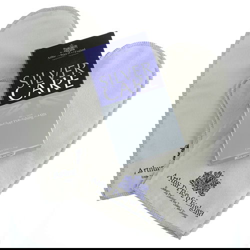 Arthur Price Silver-Care Pair Of Impregnated Silver Polishing Mitts