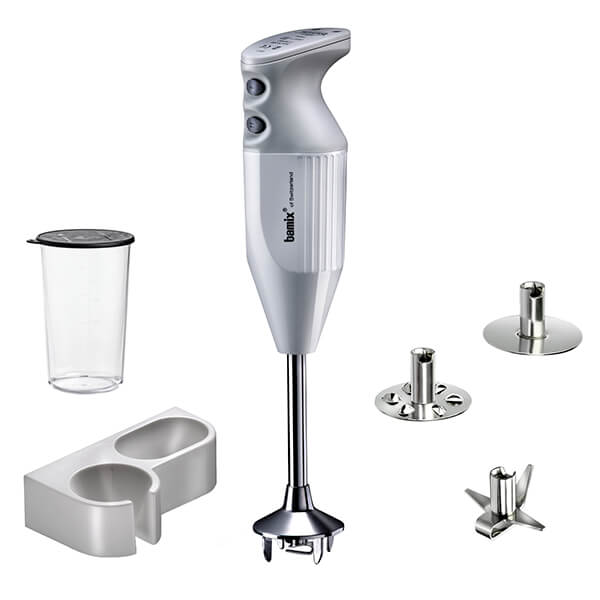 Bamix Mono C White Light Grey Hand Blender