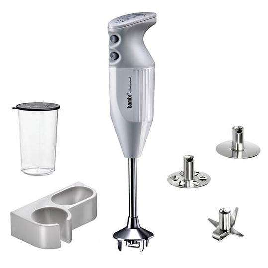 Bamix Mono C White Light Grey Hand Blender