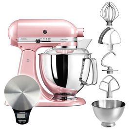 KitchenAid Artisan Mixer 175 Silk Pink with Free Gift