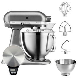 KitchenAid Artisan Mixer 185 Medallion Silver with Free Gift